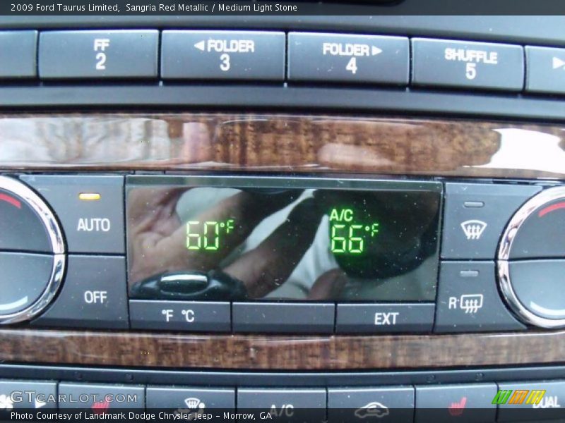 Sangria Red Metallic / Medium Light Stone 2009 Ford Taurus Limited