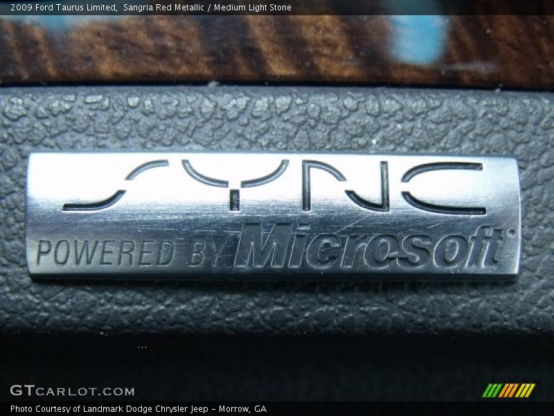 Sangria Red Metallic / Medium Light Stone 2009 Ford Taurus Limited