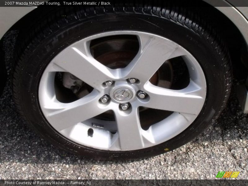 True Silver Metallic / Black 2007 Mazda MAZDA5 Touring
