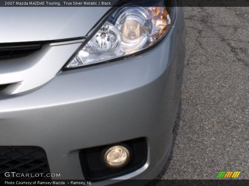 True Silver Metallic / Black 2007 Mazda MAZDA5 Touring