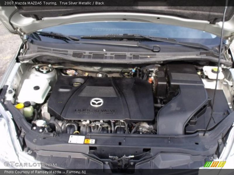 True Silver Metallic / Black 2007 Mazda MAZDA5 Touring