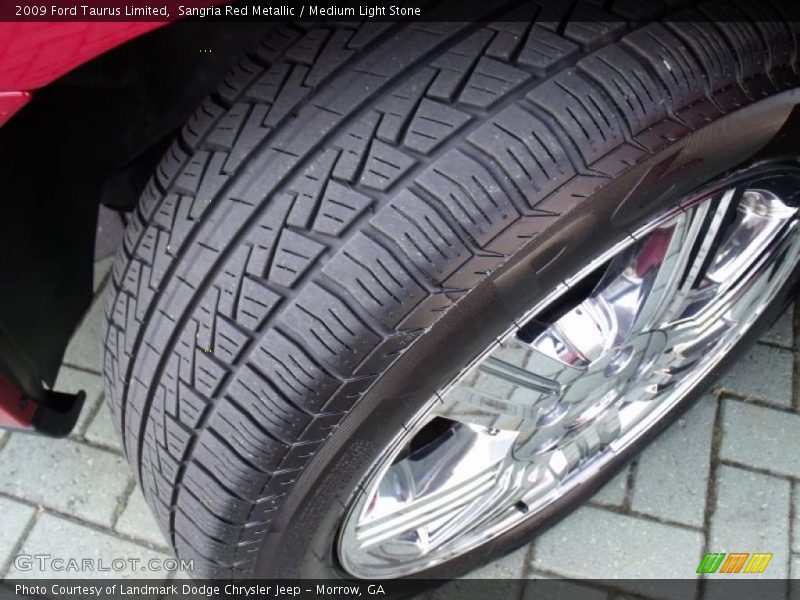 Sangria Red Metallic / Medium Light Stone 2009 Ford Taurus Limited