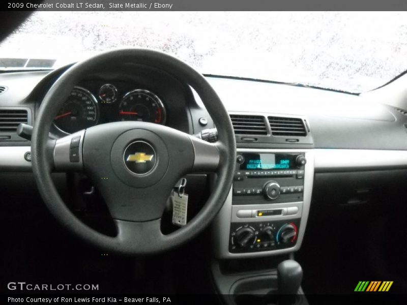 Slate Metallic / Ebony 2009 Chevrolet Cobalt LT Sedan