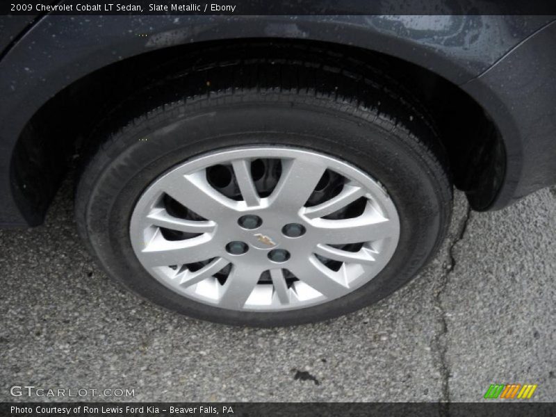 Slate Metallic / Ebony 2009 Chevrolet Cobalt LT Sedan