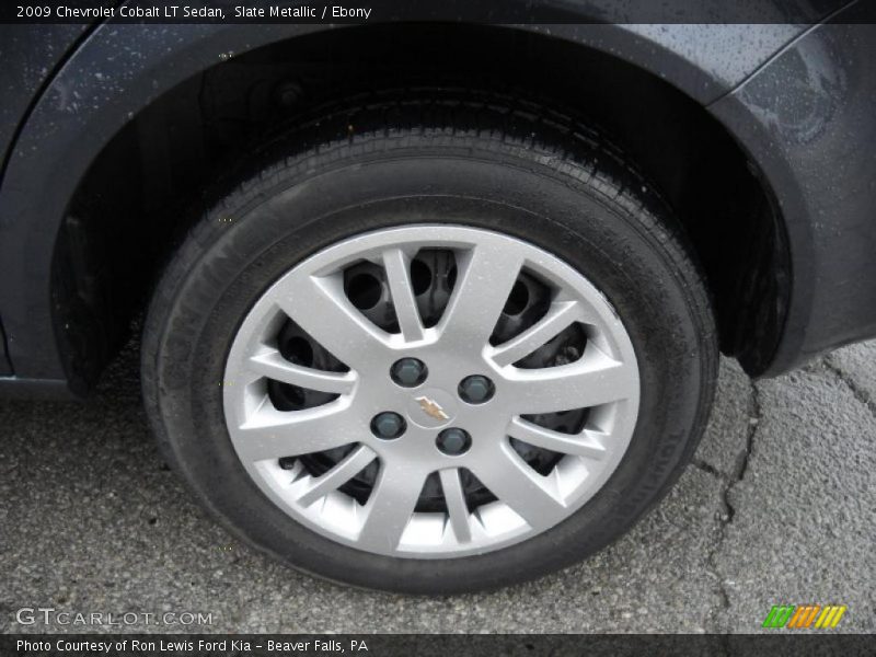 Slate Metallic / Ebony 2009 Chevrolet Cobalt LT Sedan