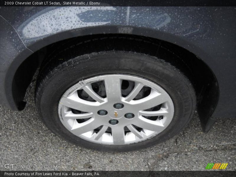 Slate Metallic / Ebony 2009 Chevrolet Cobalt LT Sedan