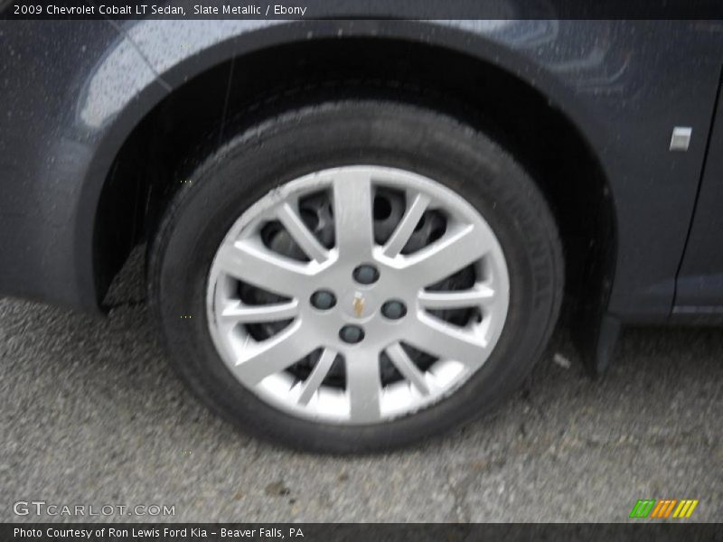 Slate Metallic / Ebony 2009 Chevrolet Cobalt LT Sedan