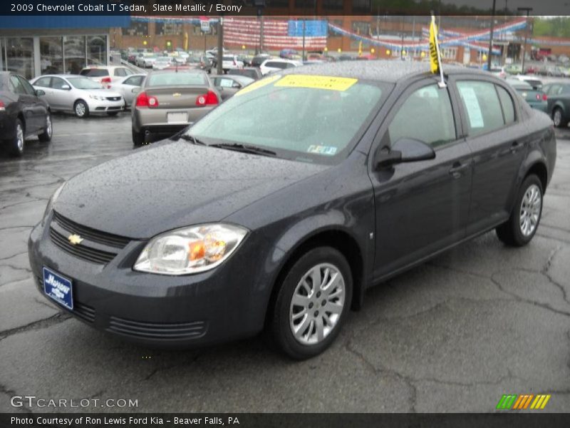 Slate Metallic / Ebony 2009 Chevrolet Cobalt LT Sedan