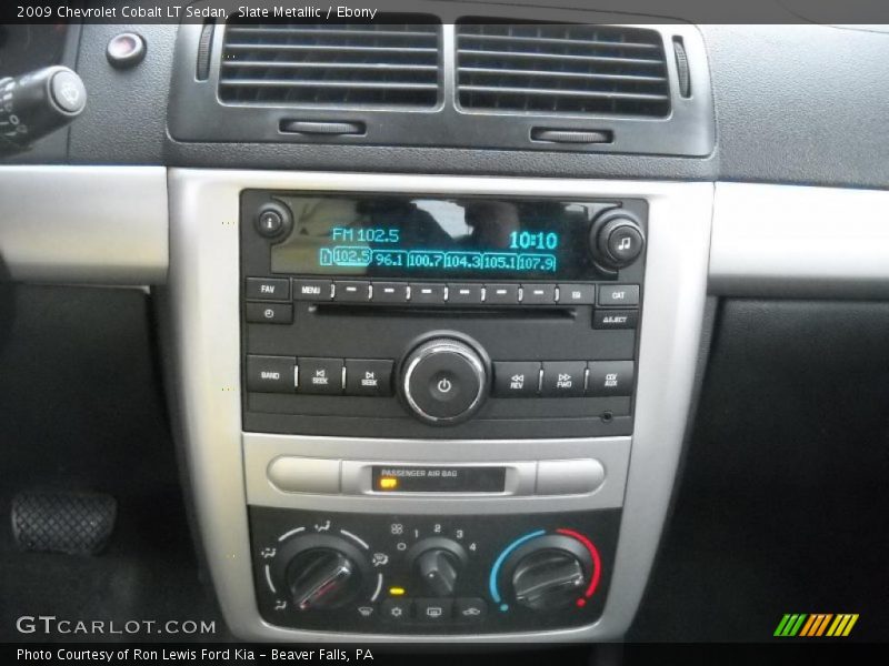 Slate Metallic / Ebony 2009 Chevrolet Cobalt LT Sedan