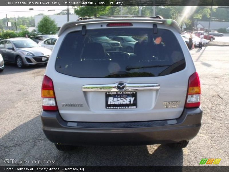 Satin Silver Metallic / Dark Flint Gray 2003 Mazda Tribute ES-V6 4WD