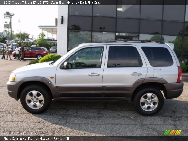 Satin Silver Metallic / Dark Flint Gray 2003 Mazda Tribute ES-V6 4WD