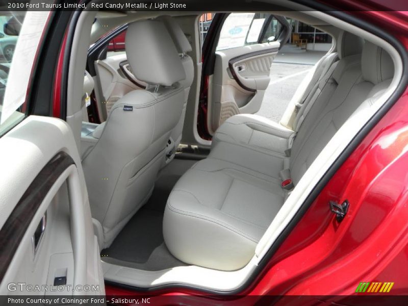 Red Candy Metallic / Light Stone 2010 Ford Taurus Limited