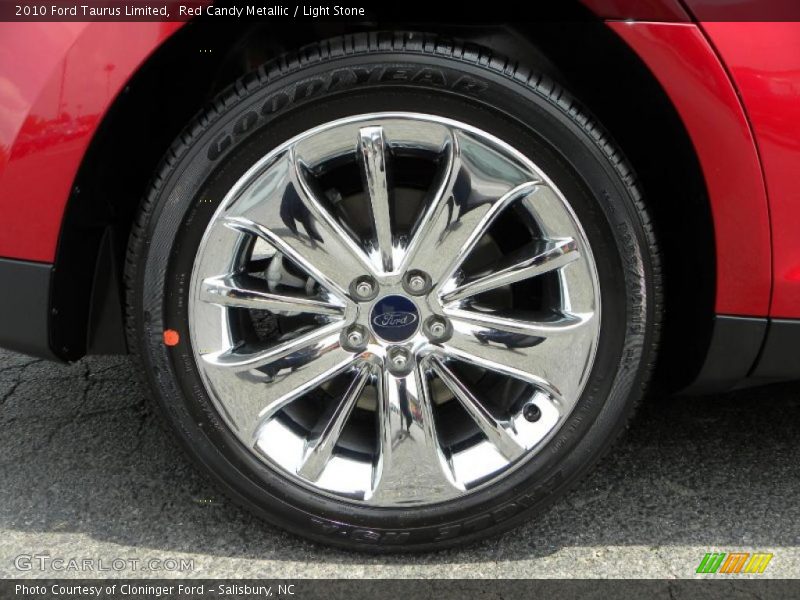 Red Candy Metallic / Light Stone 2010 Ford Taurus Limited