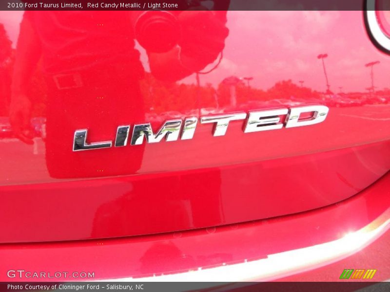 Red Candy Metallic / Light Stone 2010 Ford Taurus Limited