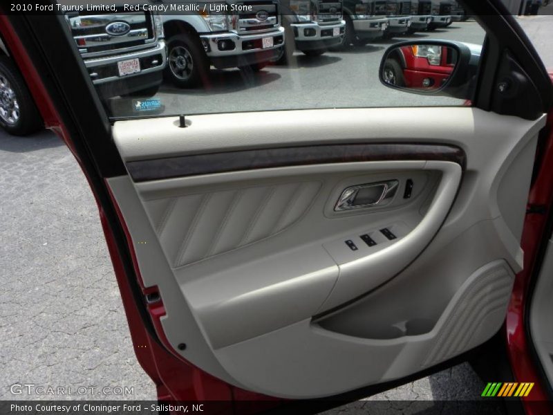 Red Candy Metallic / Light Stone 2010 Ford Taurus Limited