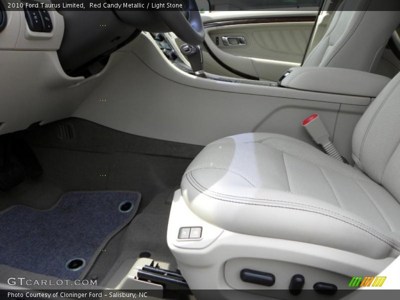 Red Candy Metallic / Light Stone 2010 Ford Taurus Limited