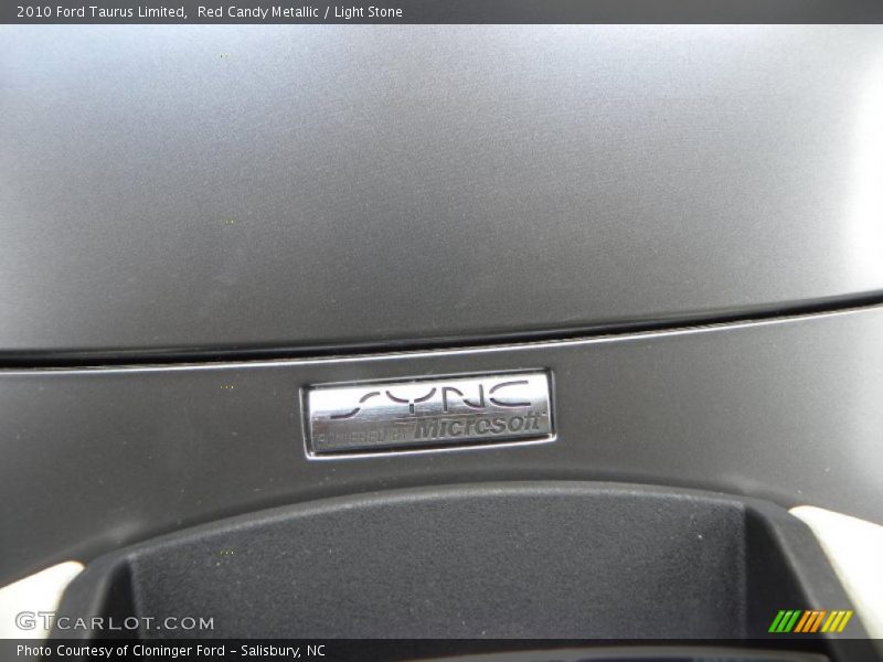 Red Candy Metallic / Light Stone 2010 Ford Taurus Limited