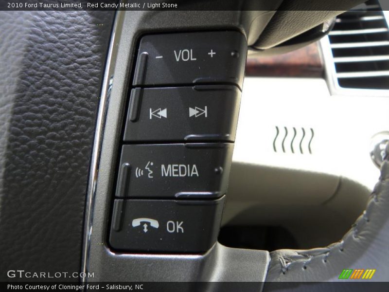 Red Candy Metallic / Light Stone 2010 Ford Taurus Limited