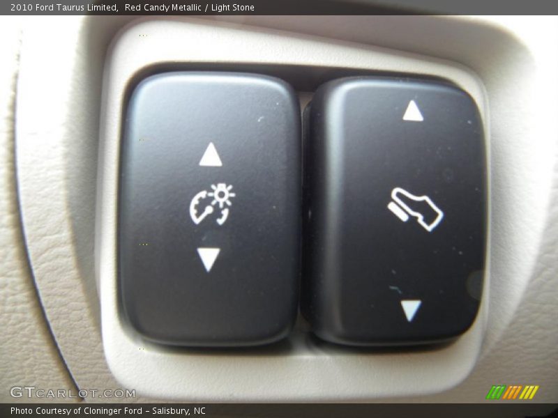 Red Candy Metallic / Light Stone 2010 Ford Taurus Limited