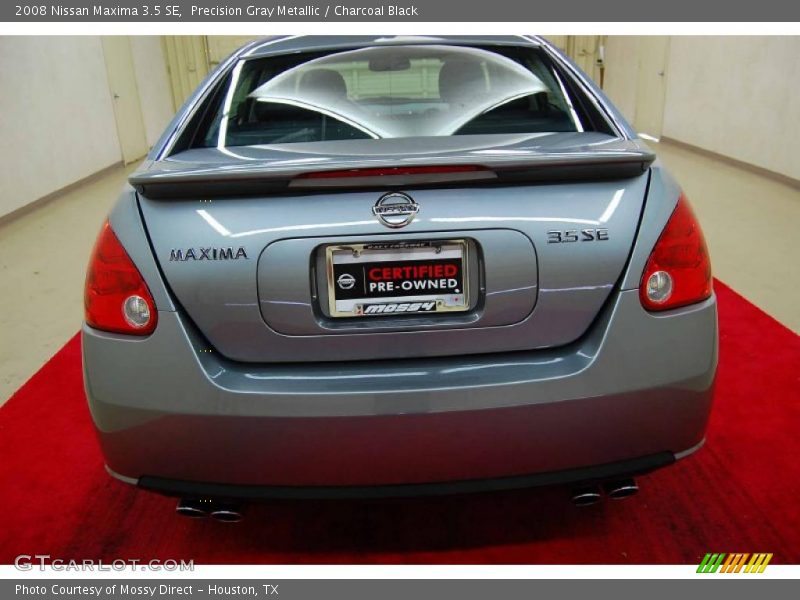 Precision Gray Metallic / Charcoal Black 2008 Nissan Maxima 3.5 SE