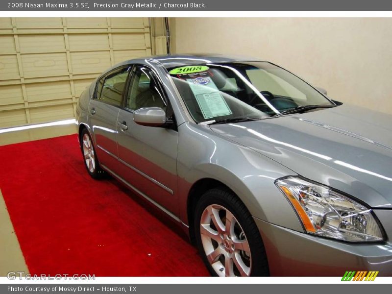 Precision Gray Metallic / Charcoal Black 2008 Nissan Maxima 3.5 SE