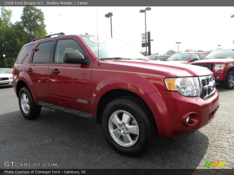 Redfire Metallic / Camel 2008 Ford Escape XLT