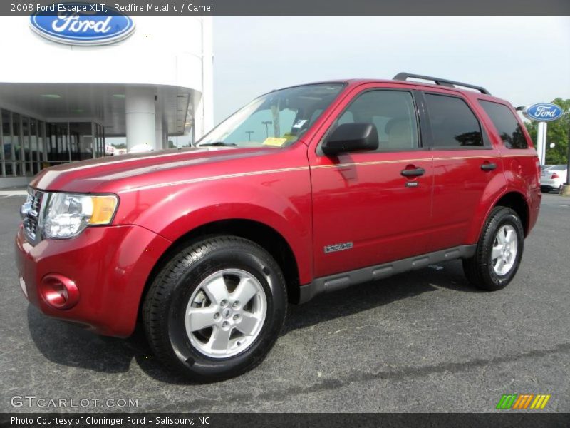 Redfire Metallic / Camel 2008 Ford Escape XLT