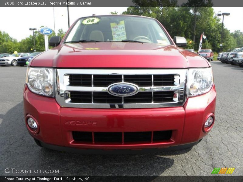 Redfire Metallic / Camel 2008 Ford Escape XLT