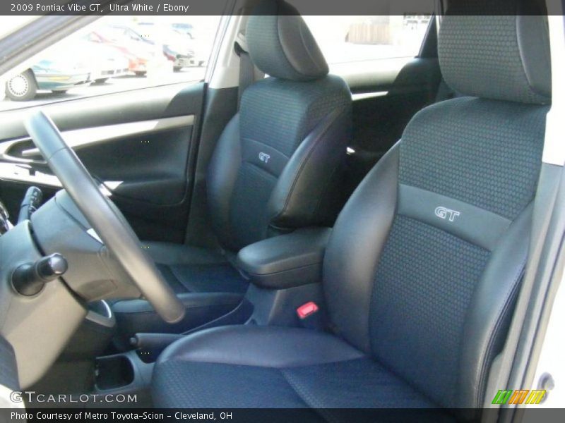 Ultra White / Ebony 2009 Pontiac Vibe GT