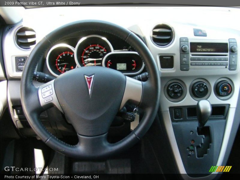 Ultra White / Ebony 2009 Pontiac Vibe GT