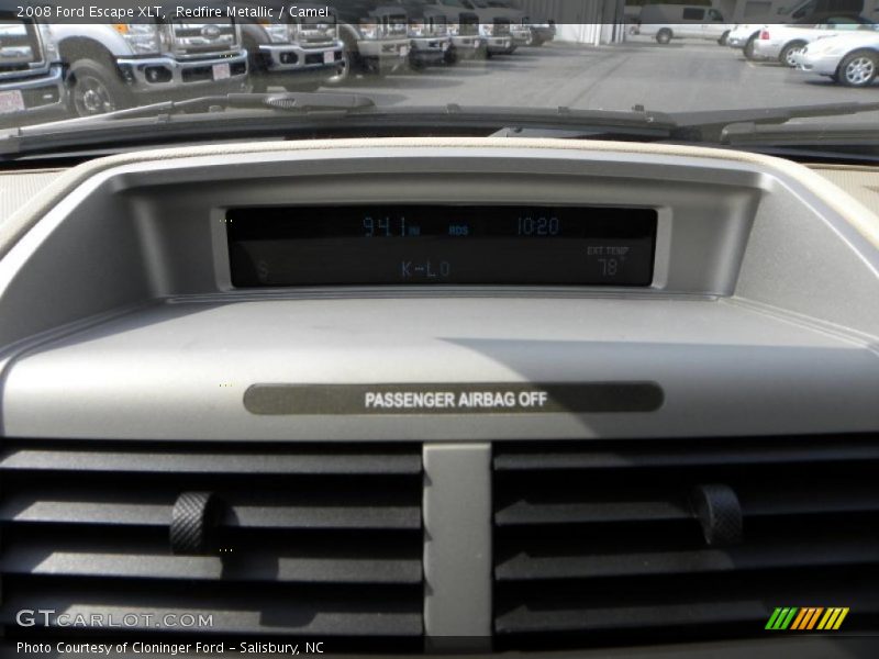 Redfire Metallic / Camel 2008 Ford Escape XLT