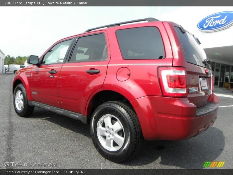 Redfire Metallic / Camel 2008 Ford Escape XLT
