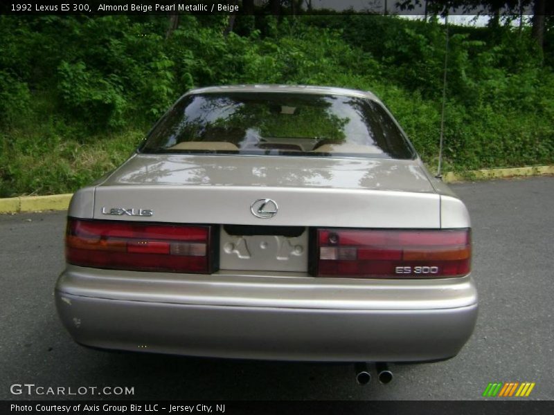Almond Beige Pearl Metallic / Beige 1992 Lexus ES 300
