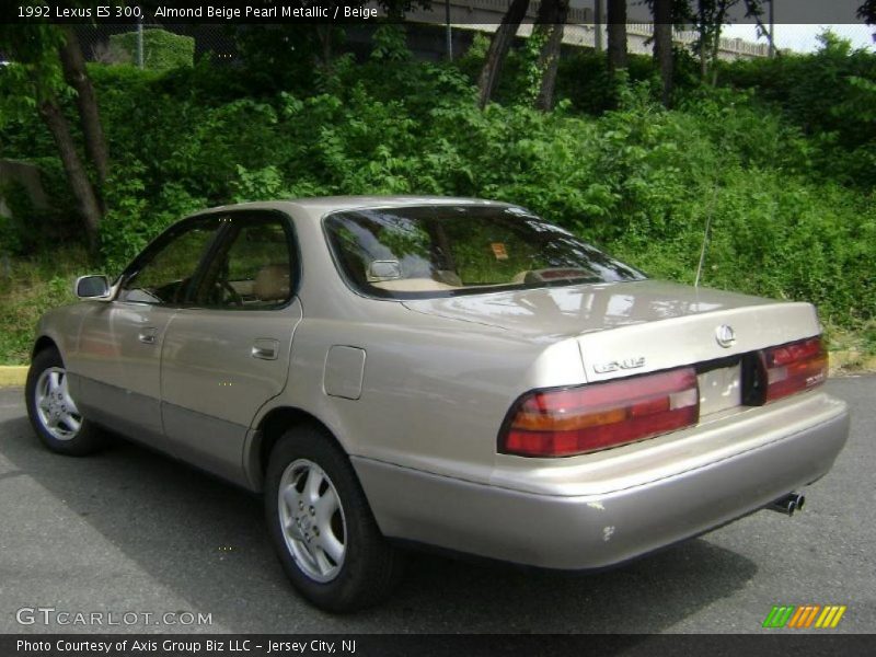 Almond Beige Pearl Metallic / Beige 1992 Lexus ES 300