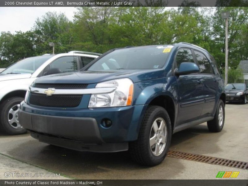 Bermuda Green Metallic / Light Gray 2006 Chevrolet Equinox LT AWD