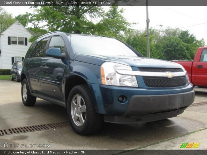 Bermuda Green Metallic / Light Gray 2006 Chevrolet Equinox LT AWD