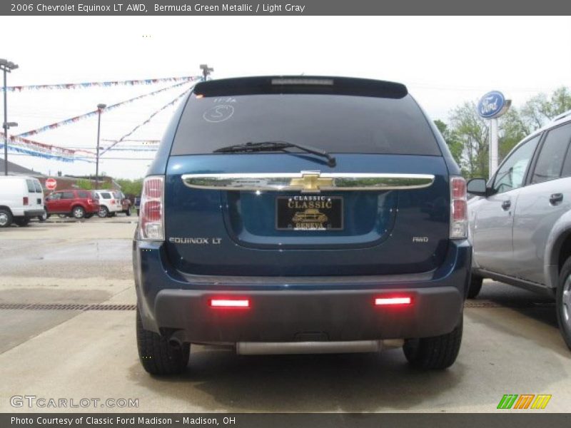 Bermuda Green Metallic / Light Gray 2006 Chevrolet Equinox LT AWD