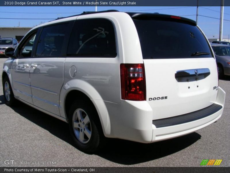 Stone White / Medium Slate Gray/Light Shale 2010 Dodge Grand Caravan SXT