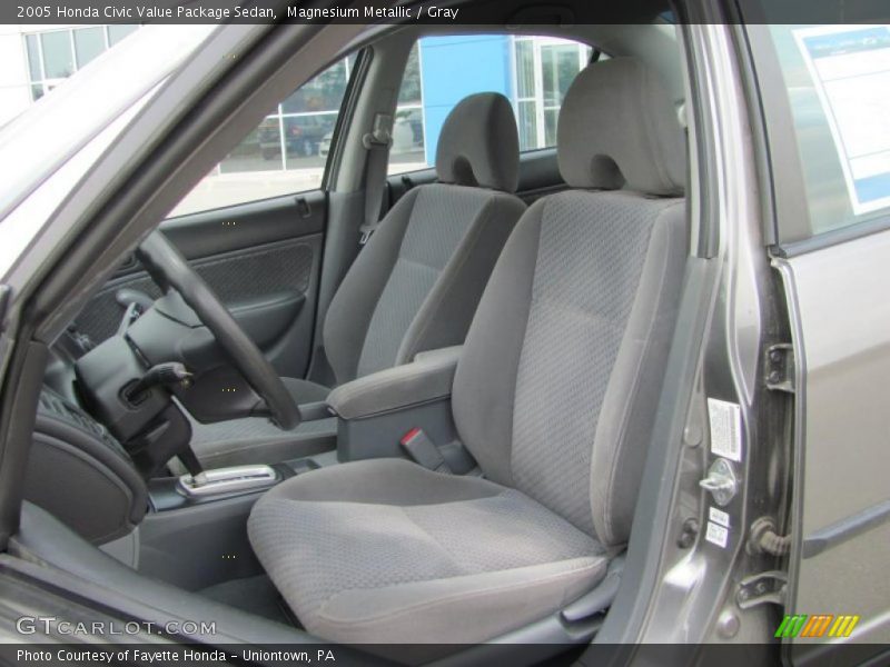 Magnesium Metallic / Gray 2005 Honda Civic Value Package Sedan