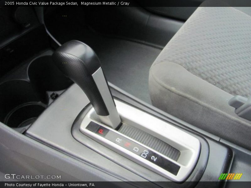 Magnesium Metallic / Gray 2005 Honda Civic Value Package Sedan