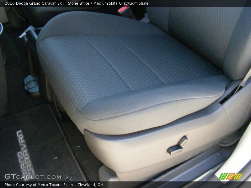 Stone White / Medium Slate Gray/Light Shale 2010 Dodge Grand Caravan SXT