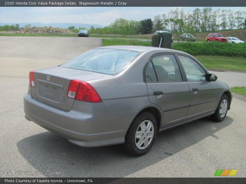 Magnesium Metallic / Gray 2005 Honda Civic Value Package Sedan