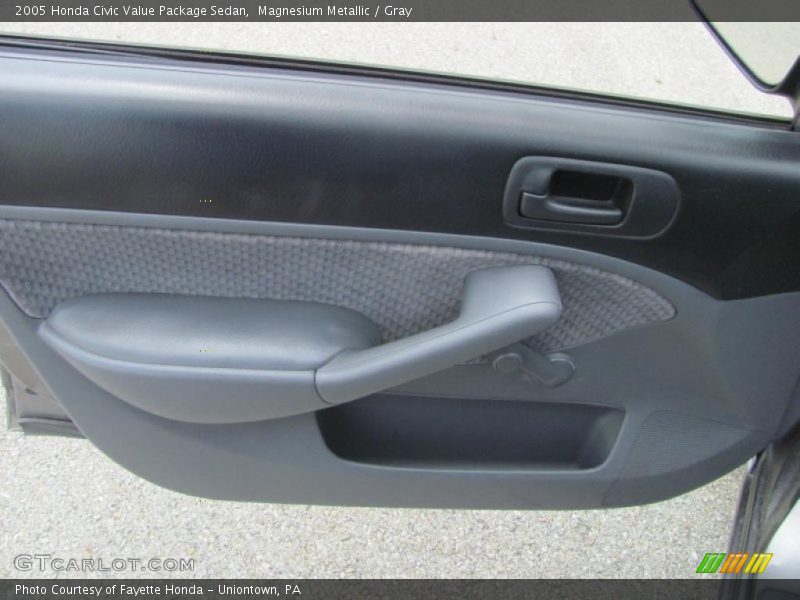 Magnesium Metallic / Gray 2005 Honda Civic Value Package Sedan