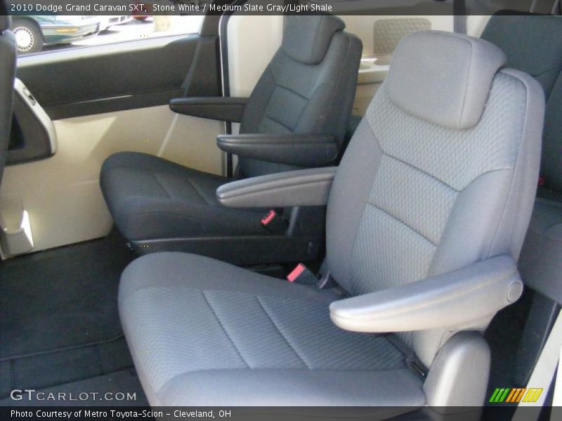Stone White / Medium Slate Gray/Light Shale 2010 Dodge Grand Caravan SXT