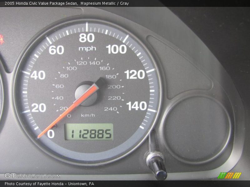 Magnesium Metallic / Gray 2005 Honda Civic Value Package Sedan