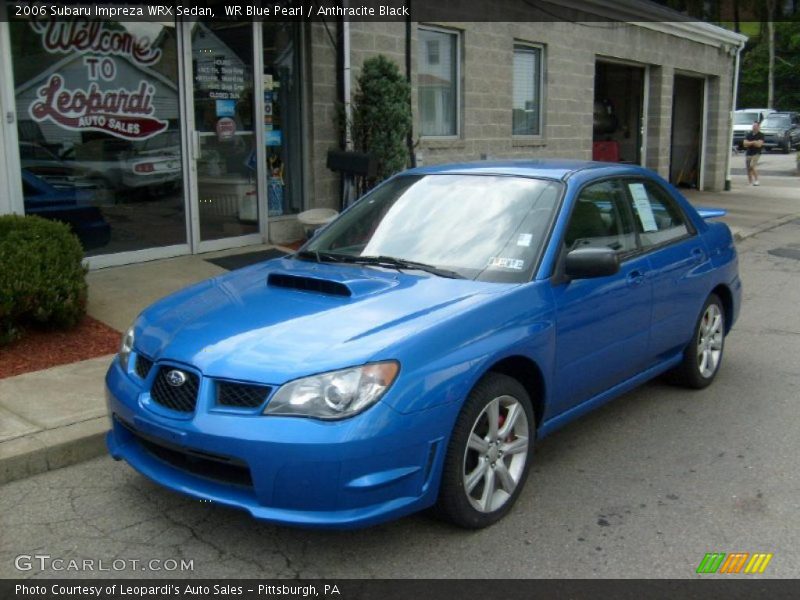 WR Blue Pearl / Anthracite Black 2006 Subaru Impreza WRX Sedan