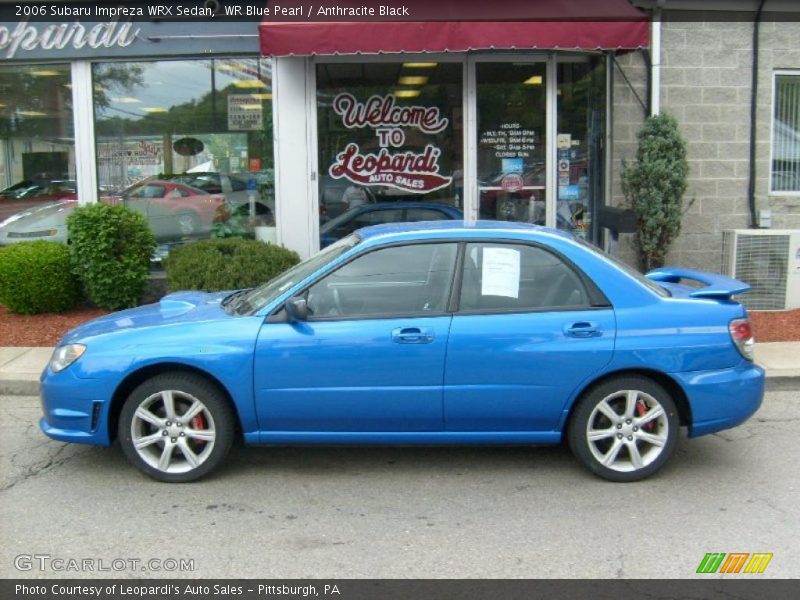 WR Blue Pearl / Anthracite Black 2006 Subaru Impreza WRX Sedan