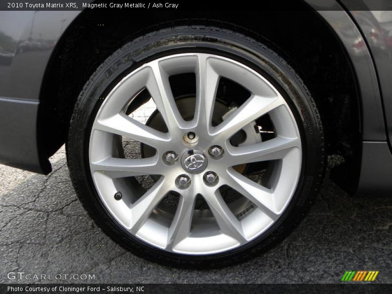 Magnetic Gray Metallic / Ash Gray 2010 Toyota Matrix XRS