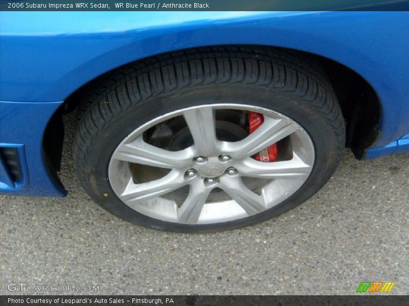 WR Blue Pearl / Anthracite Black 2006 Subaru Impreza WRX Sedan