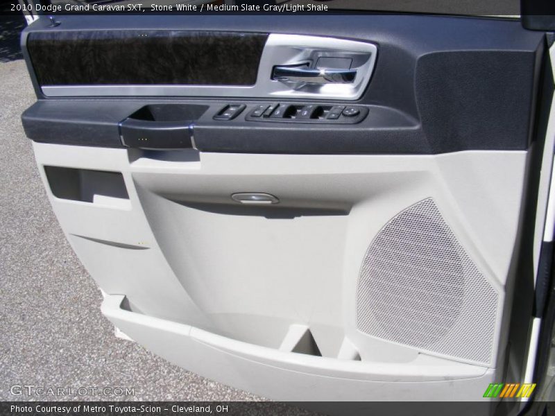 Stone White / Medium Slate Gray/Light Shale 2010 Dodge Grand Caravan SXT